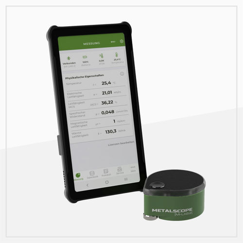 Прибор для измерения вихревых токов METALSCOPE [MI-LAB 2]проводимостьсодержание ферритабесконтактный