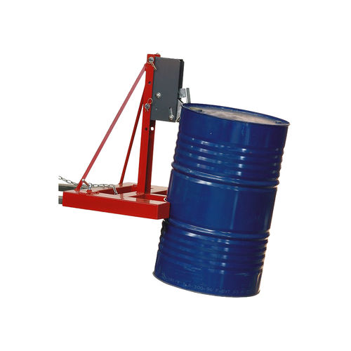 Steel keg materials handling clamp handling