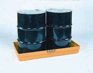 Поддон для сбора отходов с 2 барабанами пластиковый