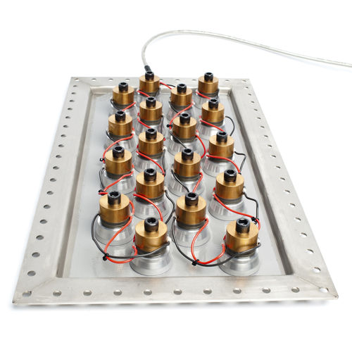 Plate ultrasonic transducer CL-FLpiezoelectricfor tank cleaning