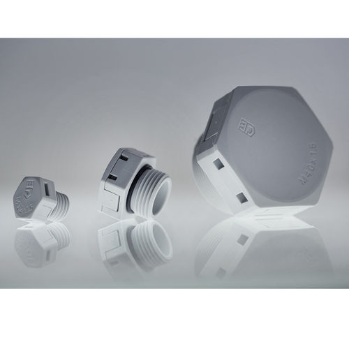 Вентиляционная заглушка серии JDAE-PA с шестигранной резьбой, наружной резьбой