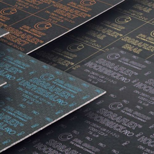 Graphite gasket sheet SIGRAFLEX® seriesstainless steelother materialsflange