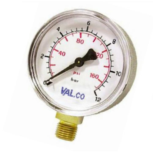 Манометр со стрелочной стрелкой VISOBAR MAV с резьбойлатуньпластик