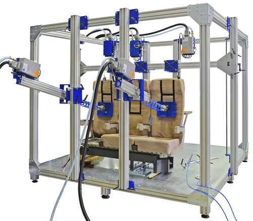 Универсальный автоматический испытательный стенддля сидений, подлокотников
