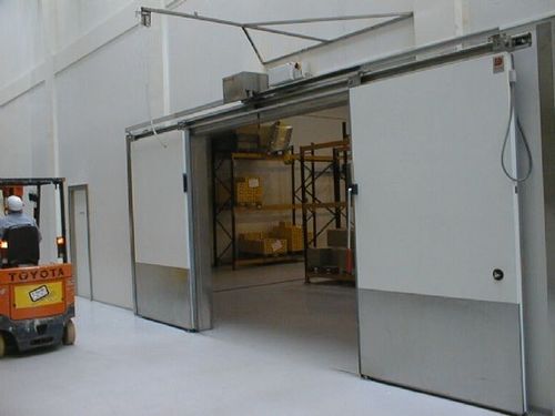 Раздвижная дверь MS0502Iметаллбольшаядля холодильного склада