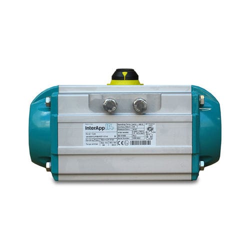 Пневматический привод клапана реечный