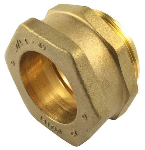 Гидравлический переходник 142для труб с резьбойлатунь