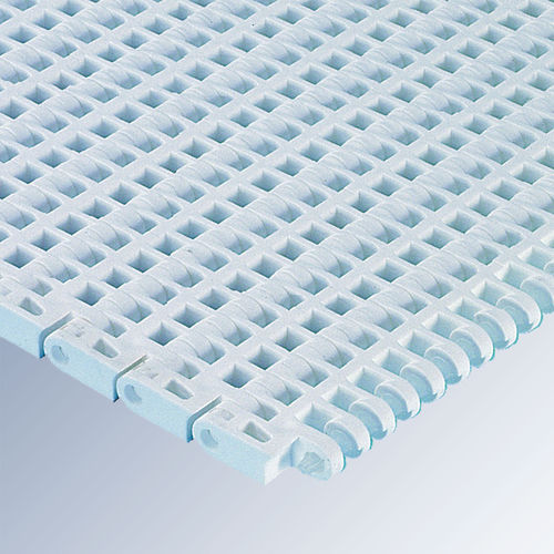 Конвейерная лента с плоской решеткой серии E20 модульнаяполипропиленпромышленная