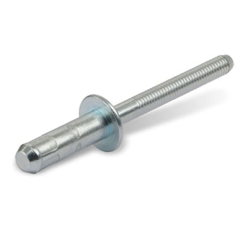 Заклепка глухая серии 592641, куполообразная головка, нержавеющая сталь, прочность на сдвиг