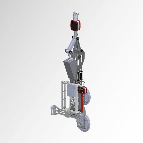 Glass plate vacuum lifting device pneumaticrotary