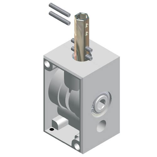 Конический редуктор 3874прямой угол1–5 Нм для больших солнцезащитных шторок