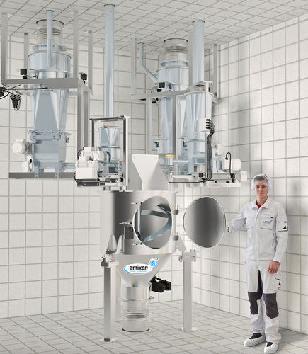 Контейнерный смеситель AMKribbonнепрерывного действия для порошков