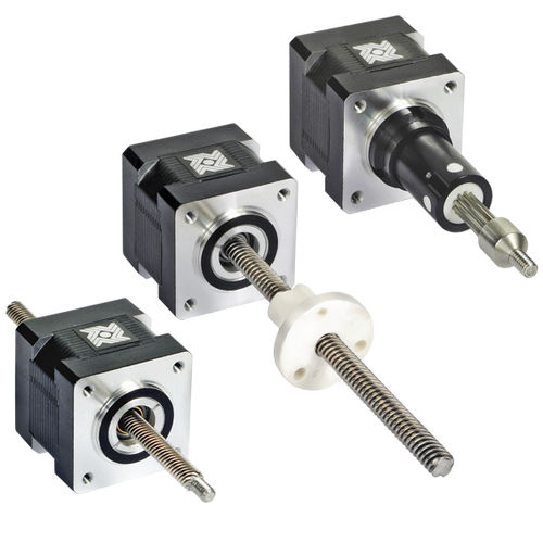 Линейный привод, размер 14, электрический с шаговым двигателем