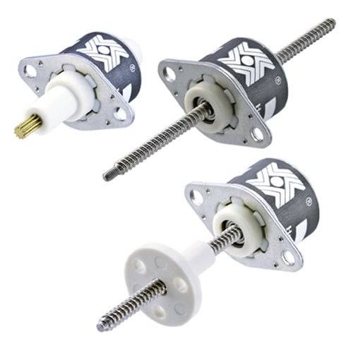 Линейный привод с электрическим шаговым двигателем