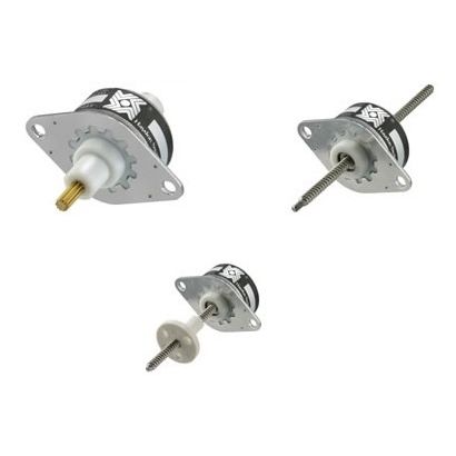 Линейный привод с электрическим шаговым двигателем