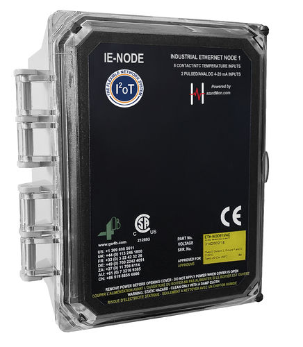 Система контроля температуры IE-NODEcondition для состояния машин с уровнем диагностики