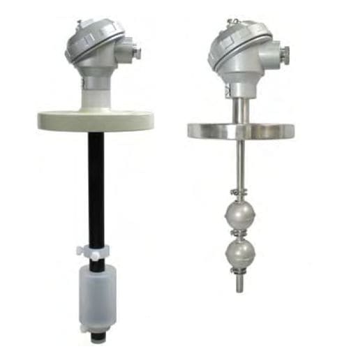 Магнитный поплавковый переключатель уровня серии LSдля жидкостейнержавеющая стальПВХ