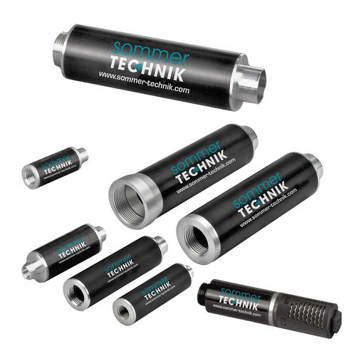 Exhaust silencer AAvacuumejectortubular