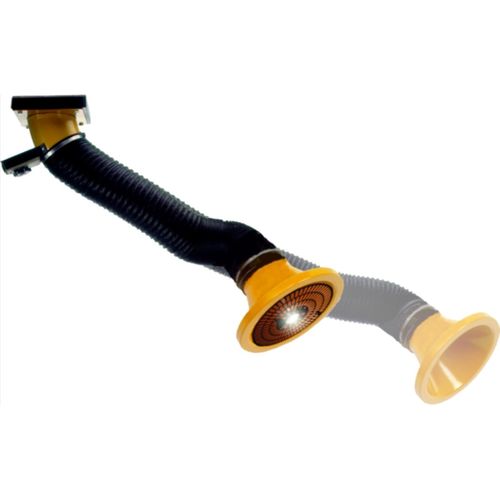 Фиксированный вытяжной рукав Компактный настенный телескопический для пыли