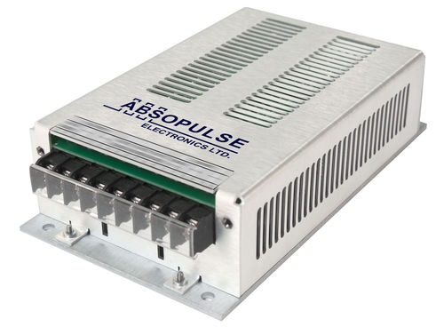 Закрытый преобразователь постоянного тока в постоянный ток серии HVI-50-F1для монтажа на шассипромышленный с одним выходом