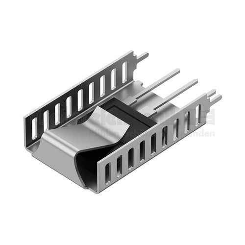 Зажимной радиатор, медный, компактный