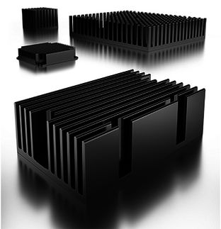 Экструдированный радиатор для микропроцессорадля светодиодов