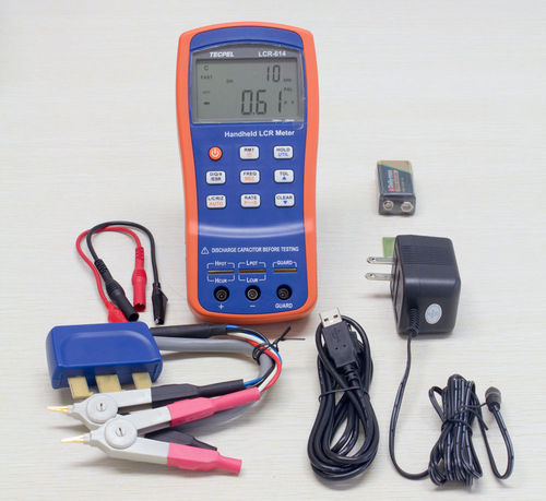 Цифровой омметр LCR-614 Измеритель на частоте 10 кГц lcr портативный 4-проводной