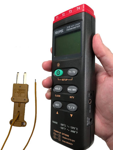 Регистратор данных температуры DTM-319USBс ЖК-дисплеемцифровой