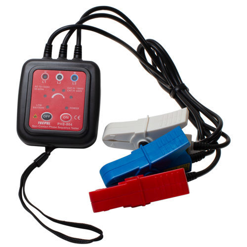 Тестер последовательности фаз PHS-864для электроустановок, шнура питания