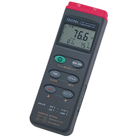 Регистратор температуры DTM-318USBTCKс экраном