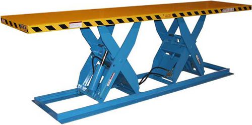 Тандемный ножничный подъемный стол серии LPT-XXLэлектрогидравлическийстационарныйпо индивидуальному заказу