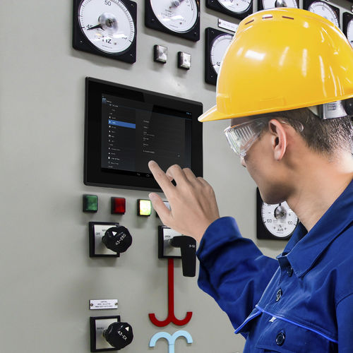 Мультисенсорный экран HMI серии EДвухъядерный USB для монтажа на панели