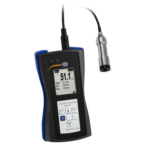Portable thickness gauge PCE-CT 80-ICAcoatingdigital displaywireless