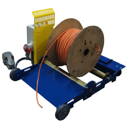Motorized rewinder-winder CDV100-Mcableroller