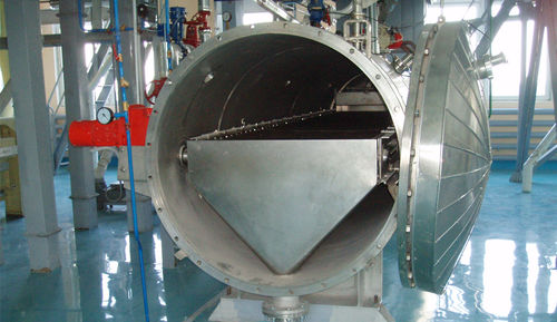 Паровая промышленная плита периодического действия, однорезервуарная