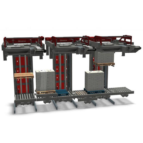 Линейный паллетайзер Crossrunnerвысокая подача для картонных коробок для пустых поддонов