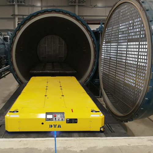 Многонаправленное оптическое наведение большегрузной автоматизированной машины