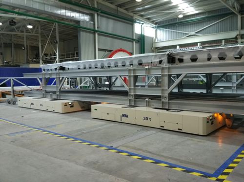 Handling automated guided vehicle for heavy loads