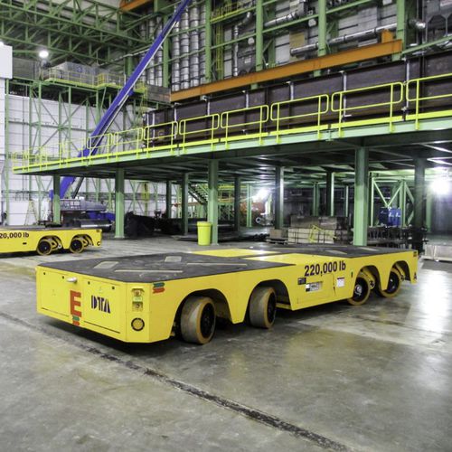 Электрический самоходный прицеп 4-осный