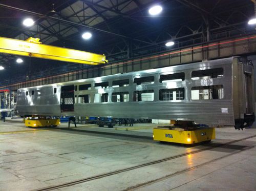 Electric self-propelled trailer 2-axlemodular