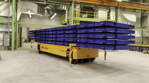 Электрический самоходный прицеп 2-осный подъемный