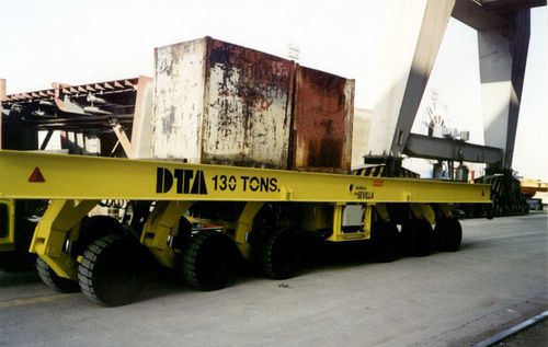 Diesel self-propelled trailer 6-axlefor heavy loadsfor shipbuilding