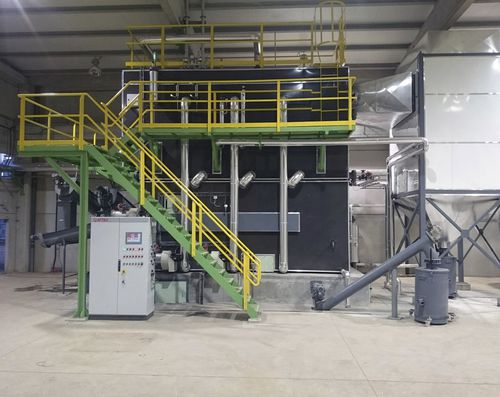 Паровой котел серии CSPMс жаровой трубой на биомассе, горизонтальный