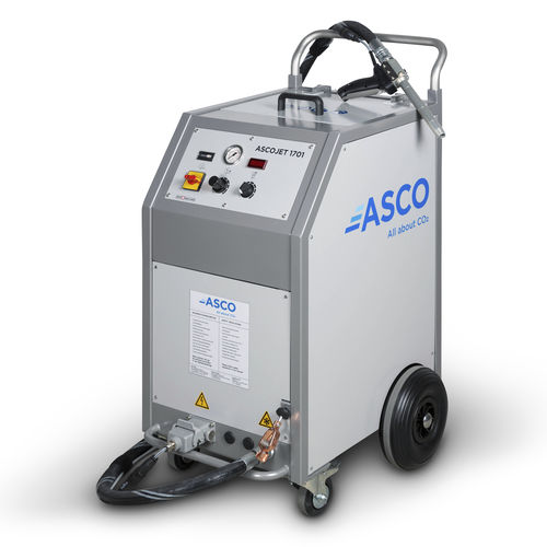 Manual dry ice blaster ASCOJET 1701Single Hosefor the food industry