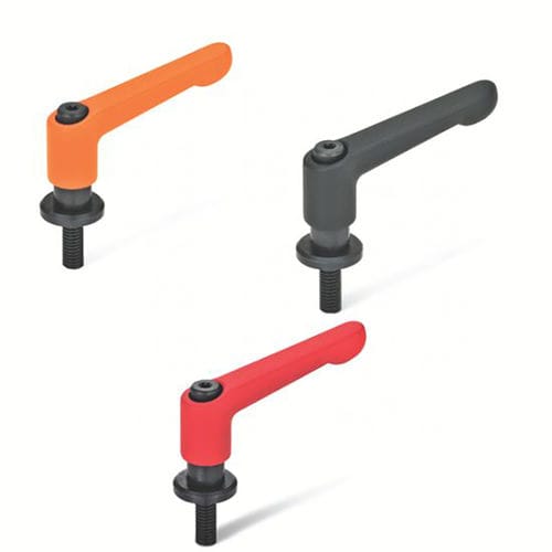 Рычаг прижимной стальной 14-84замакарегулируемый с резьбой