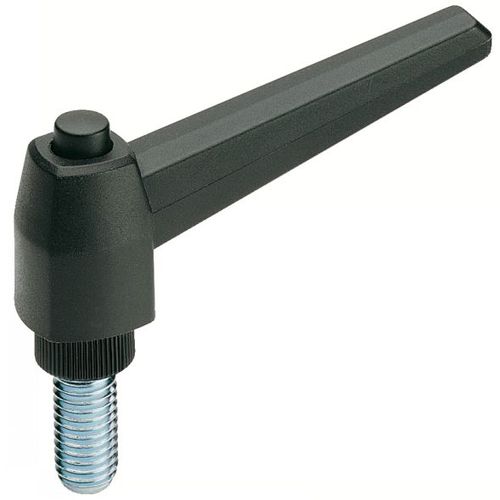 Стальной прижимной рычаг серии 14-18технополимернержавеющий с резьбой