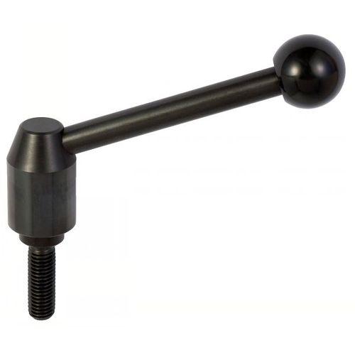 Стальной прижимной рычаг серии 14-40с пластиковой ручкой с резьбой