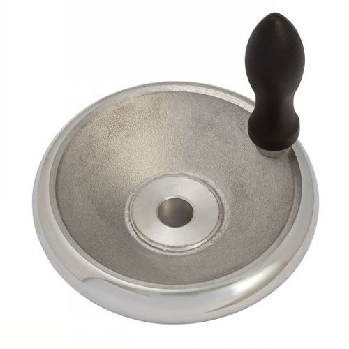 Маховик управления серии 13-12сплошнойс поворотной ручкойалюминий