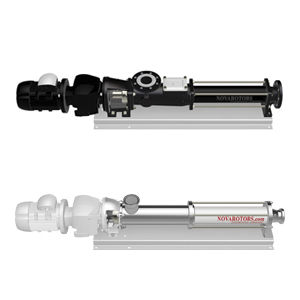 Progressive cavity pump for wastewaterfor chemicalsslurry