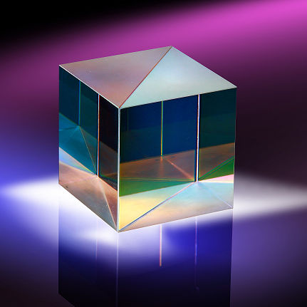 Оптический светоделитель серии PBS-HP, поляризационный, для мощных применений, кварцевый сплав